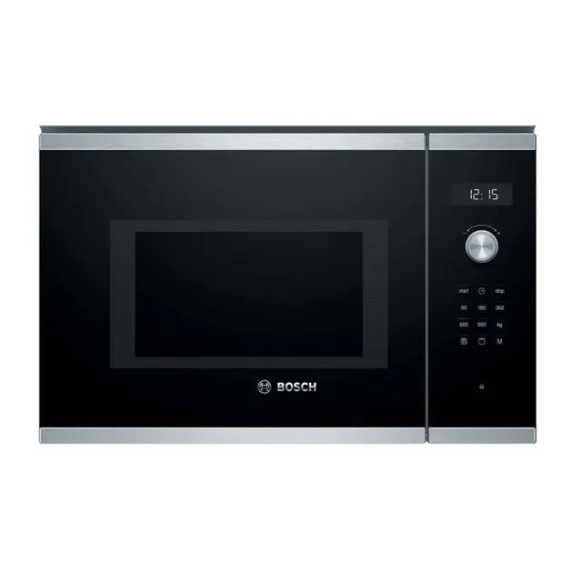 bosch Stainless Steel Built In Microwave 59X38 Cm, BEL554MS0M, 1 Year Manufacturer Warranty