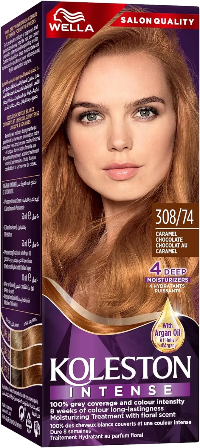Koleston لون شوكولاتة كراميل مكثف Intense Caramel Chocolate 308/74 1 pkt