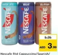 Nescafé لاتيه جاهز إسباني/كابتشينو/موكا