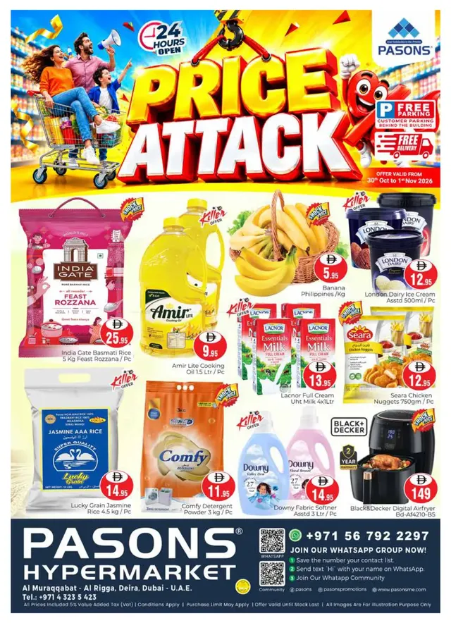 Pasons Hypermarket flyer cover