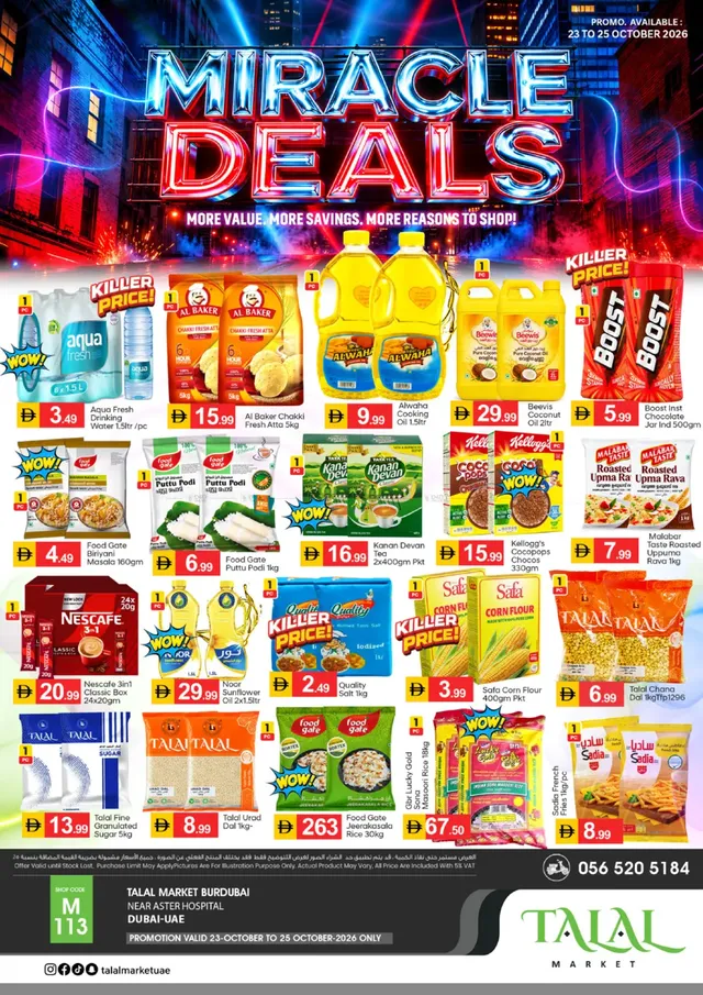 Talal Market flyer cover