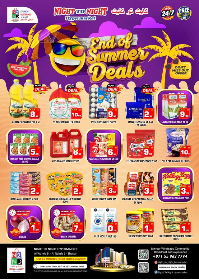 Night To Night Department Store flyer cover