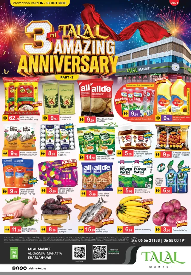 Talal Market flyer cover