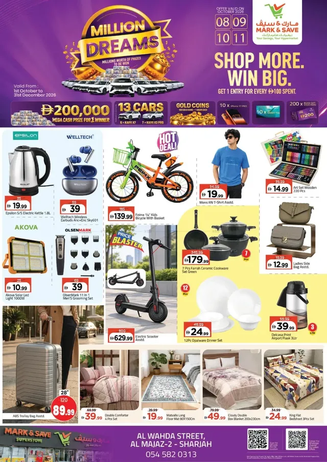 Mark & Save flyer cover