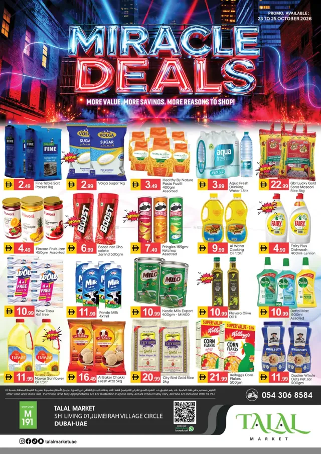 Talal Market flyer cover