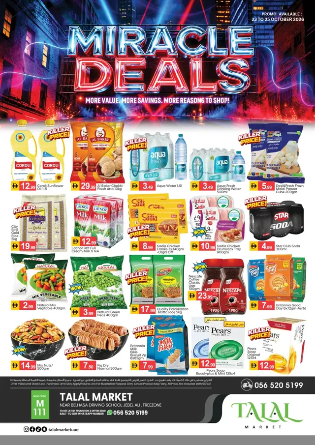 Talal Market flyer cover