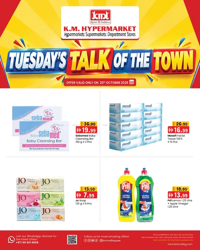 K.M. Hypermarket flyer cover