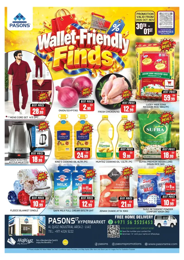 Pasons Hypermarket flyer cover