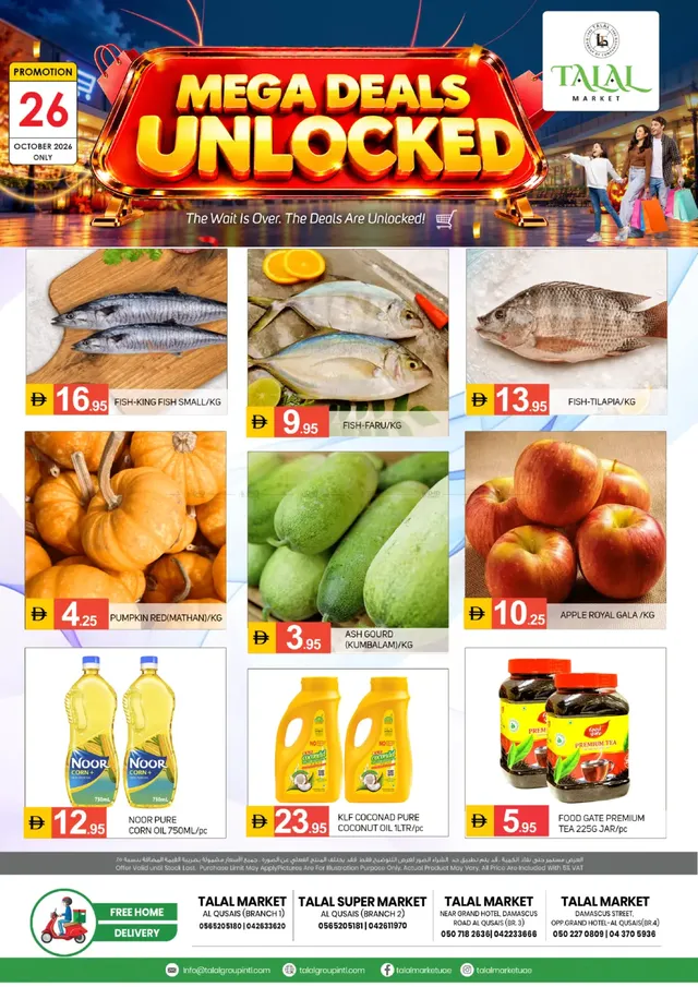 Talal Market flyer cover