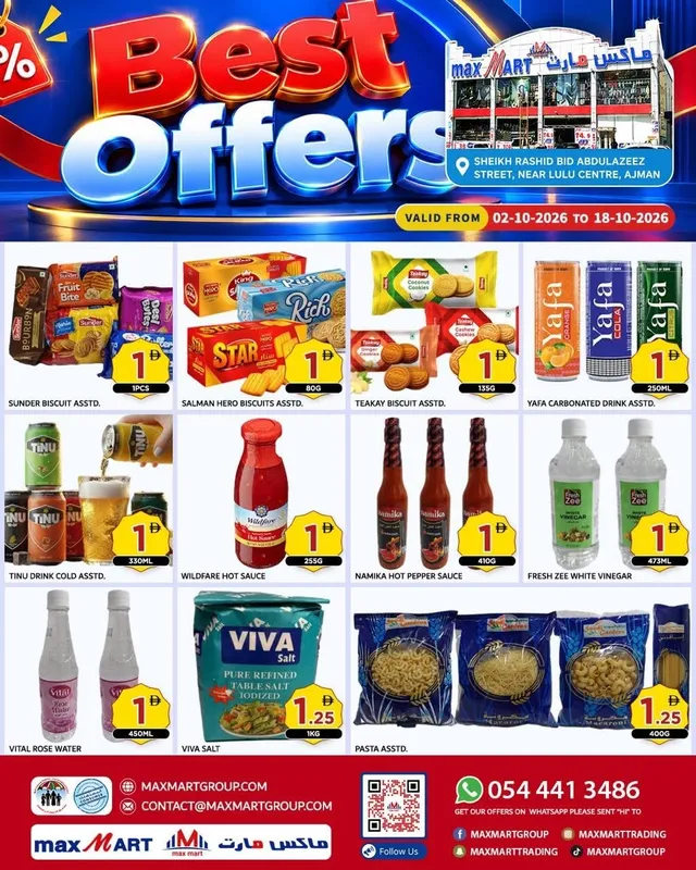 Max Mart flyer cover