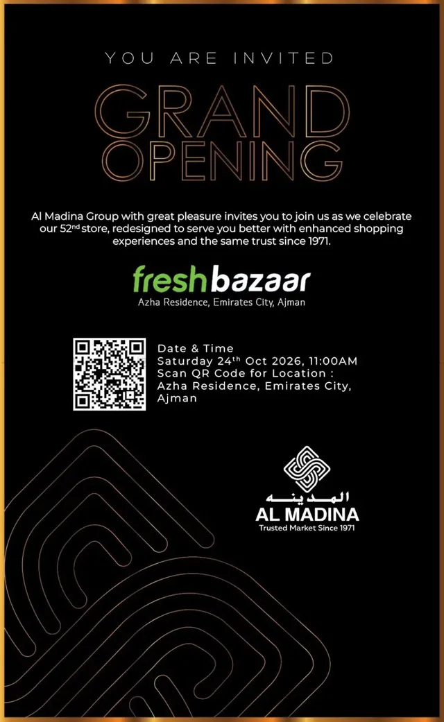 Al Madina flyer cover